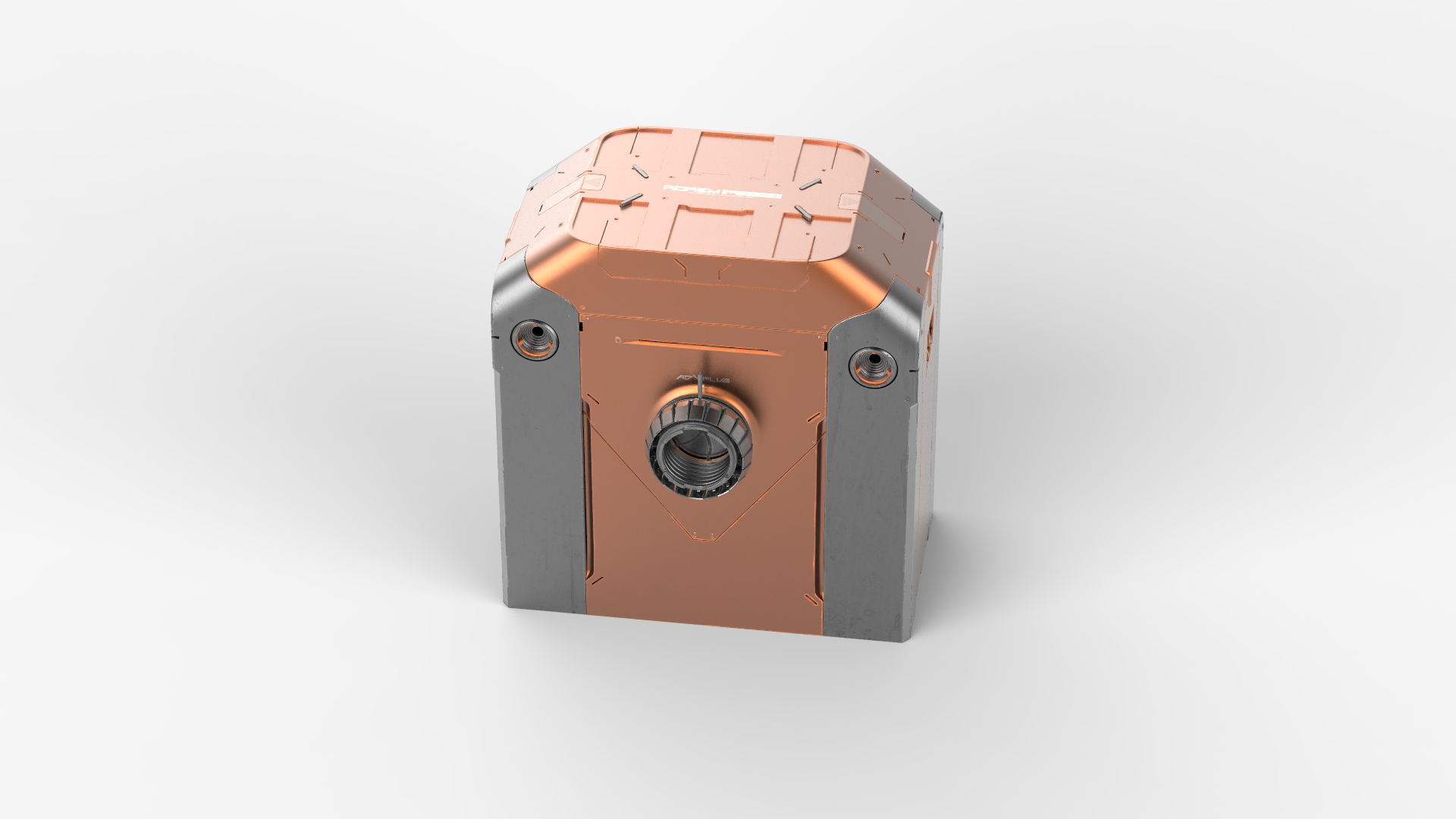 Sci Fi Engine Box 3D - TurboSquid 2414129
