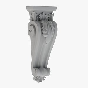 Scroll Corbel 62 3D model