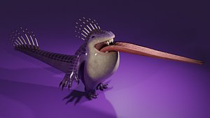 3D tongue-monster tongue model