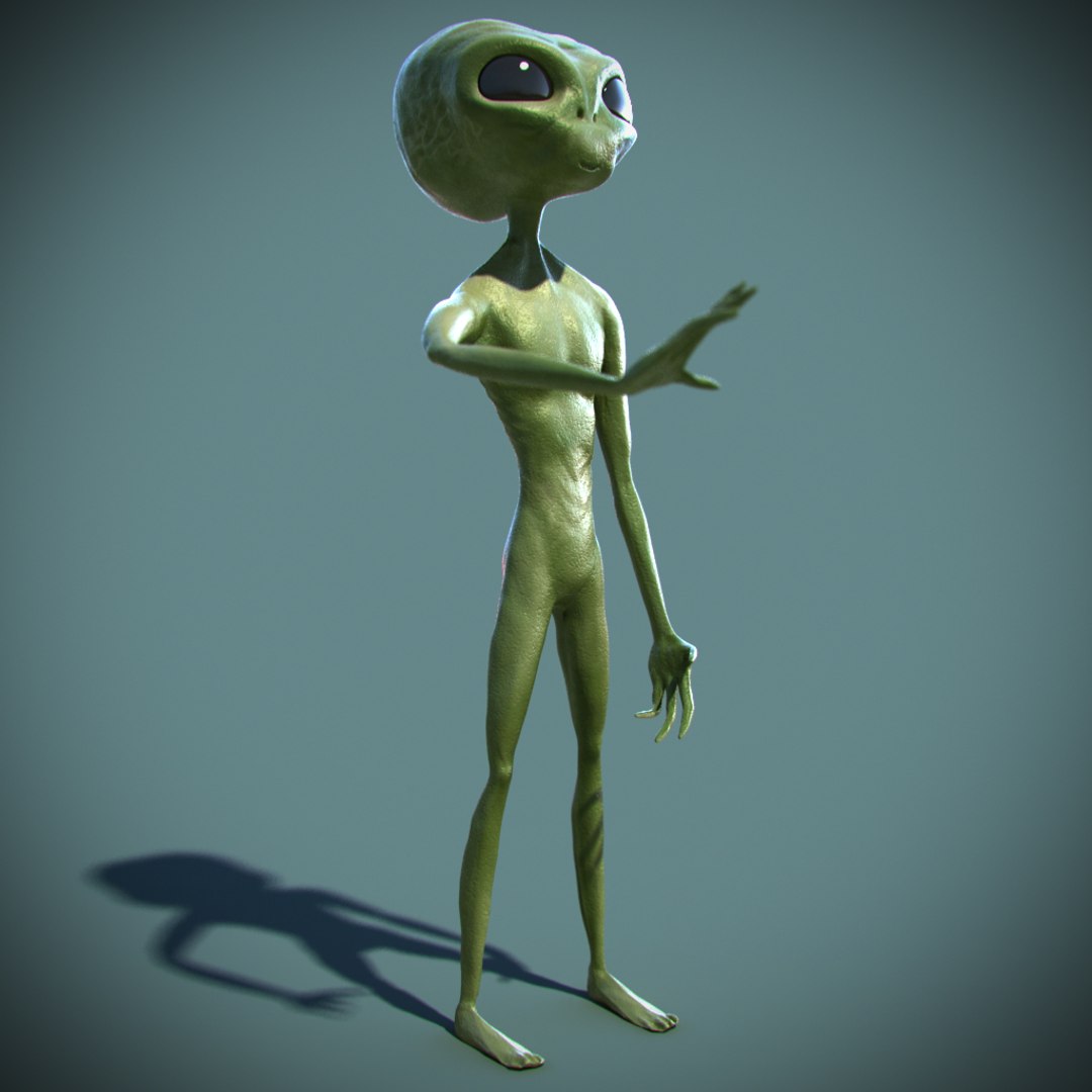 3d Ufo Alien Model