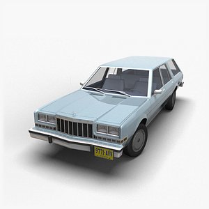 3D 1981 Dodge Diplomat Wagon model