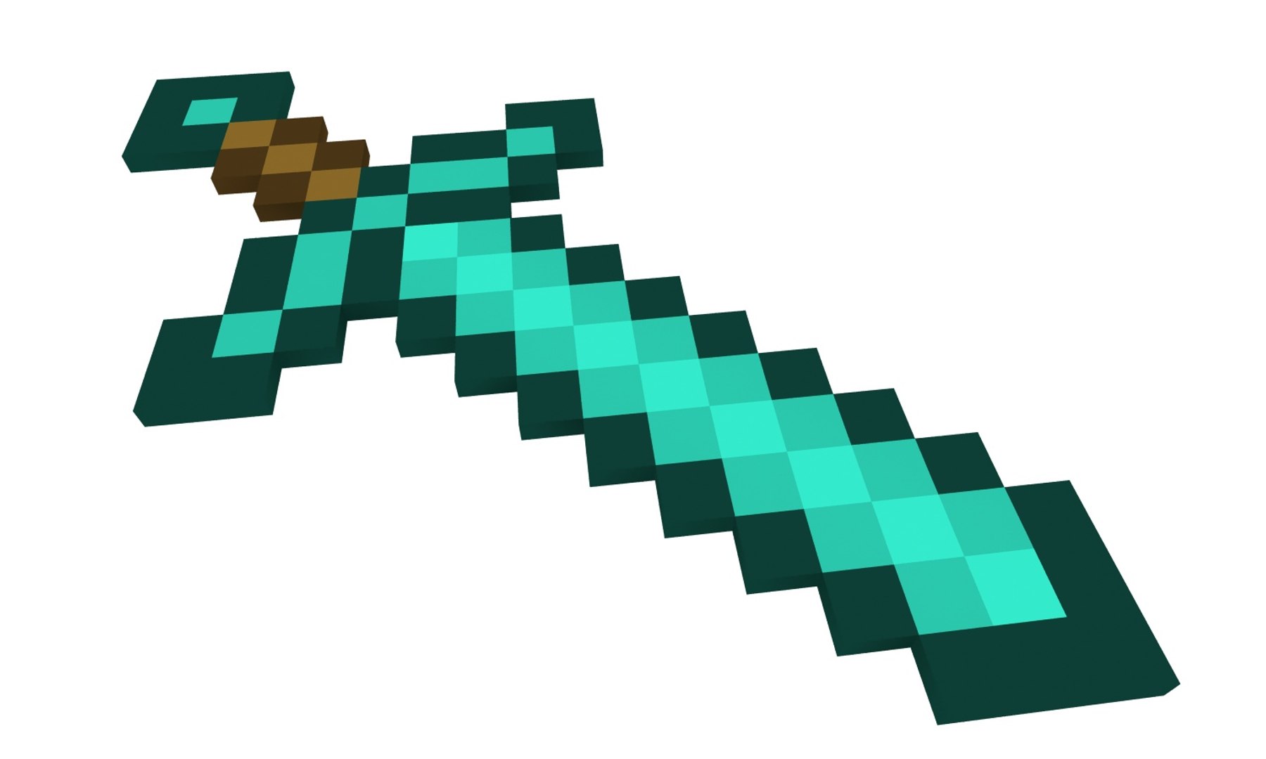 3d Minecraft Sword