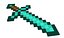 3d minecraft sword