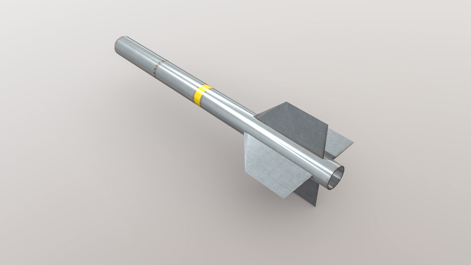 Air to Air Missile Low-poly 3D model https://p.turbosquid.com/ts-thumb/co/hsI8vw/Zi/newmissile2/png/1633594607/1920x1080/fit_q87/4afb65285500733425e50e6263403eac6eabbfbc/newmissile2.jpg