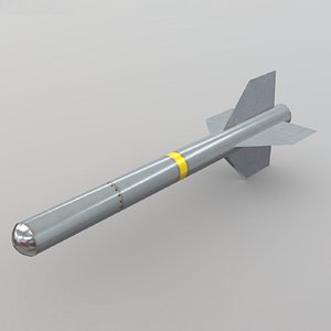Air to Air Missile Low-poly