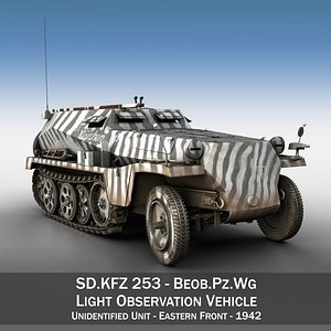 sd kfz 253 - 3D model