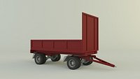 load trailer 551 3D model