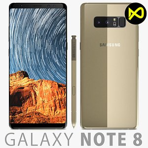Samsung Galaxy Note 8 3D Models for Download | TurboSquid