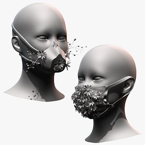 3D Mask Constructor Kitbash Vol 03 model