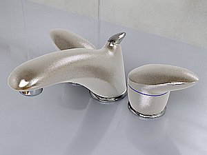 realistic moen villeta 3d model