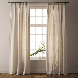 3D country solid nature linen
