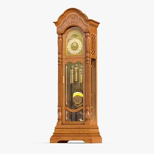 Antique Grandfather Striking Clock