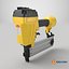 3D Pneumatic Nail Gun Yellow model