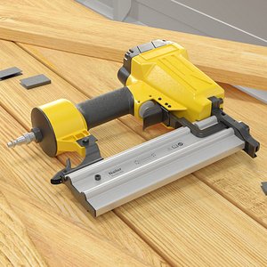 Pneumatic Nail Gun Yellow