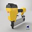 3D Pneumatic Nail Gun Yellow model