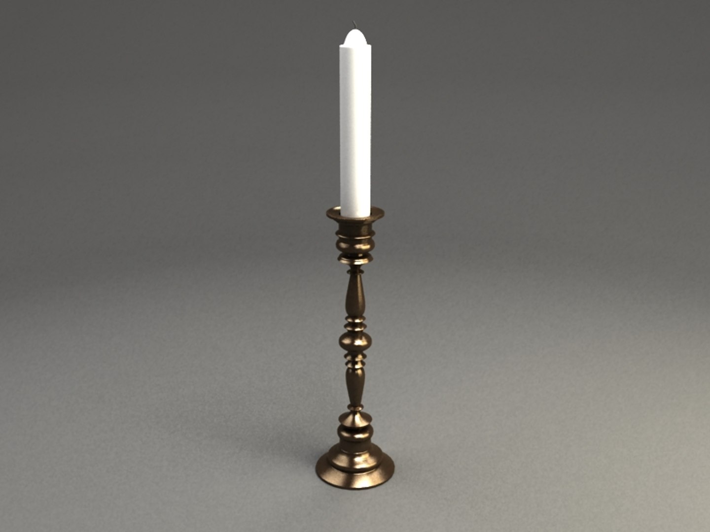 Candlestick Materials 3d Obj