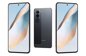 Oppo K12 Plus Black basalt Low Poly