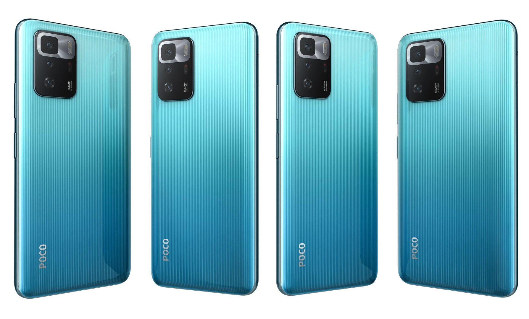 Xiaomi Poco X3 GT Wave Blue 3D model - TurboSquid 1803253