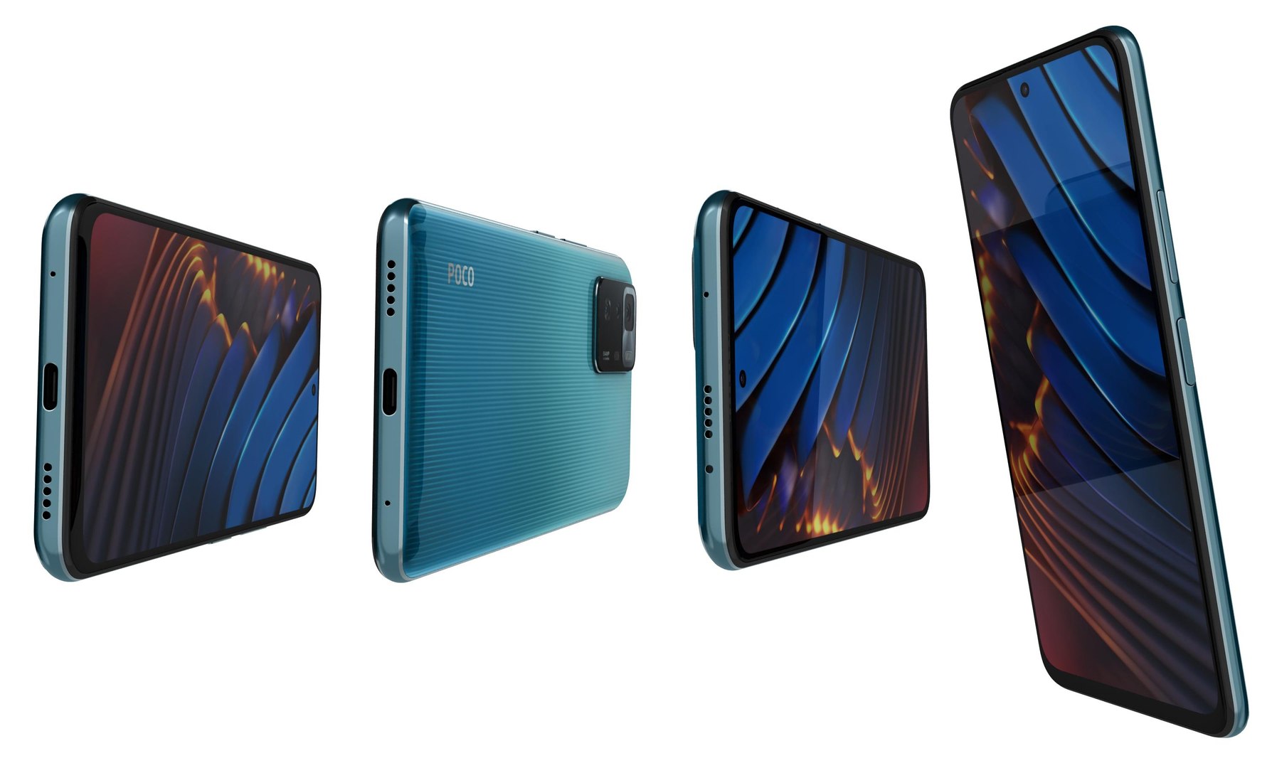 Xiaomi Poco X3 GT Wave Blue 3D model - TurboSquid 1803253