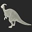max parasaurolophus rigged