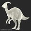 max parasaurolophus rigged