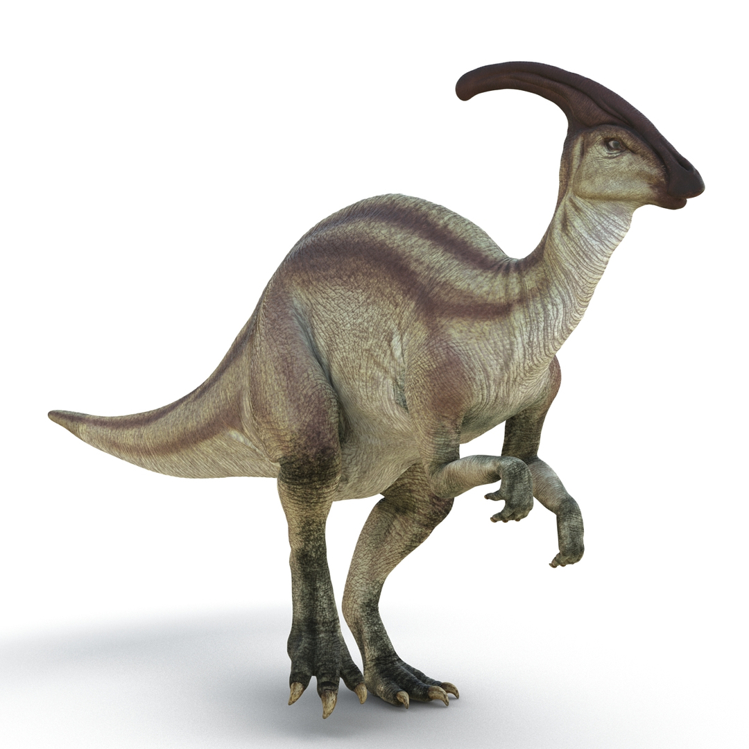 max parasaurolophus rigged