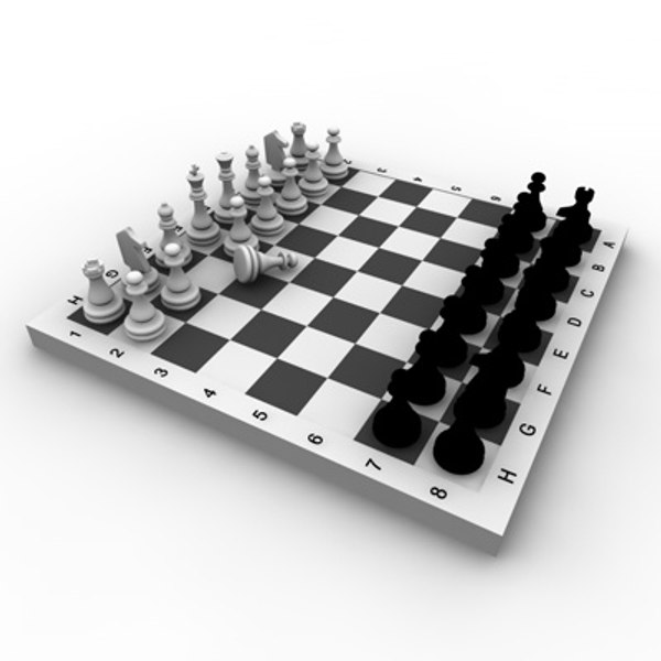 chess 3d model