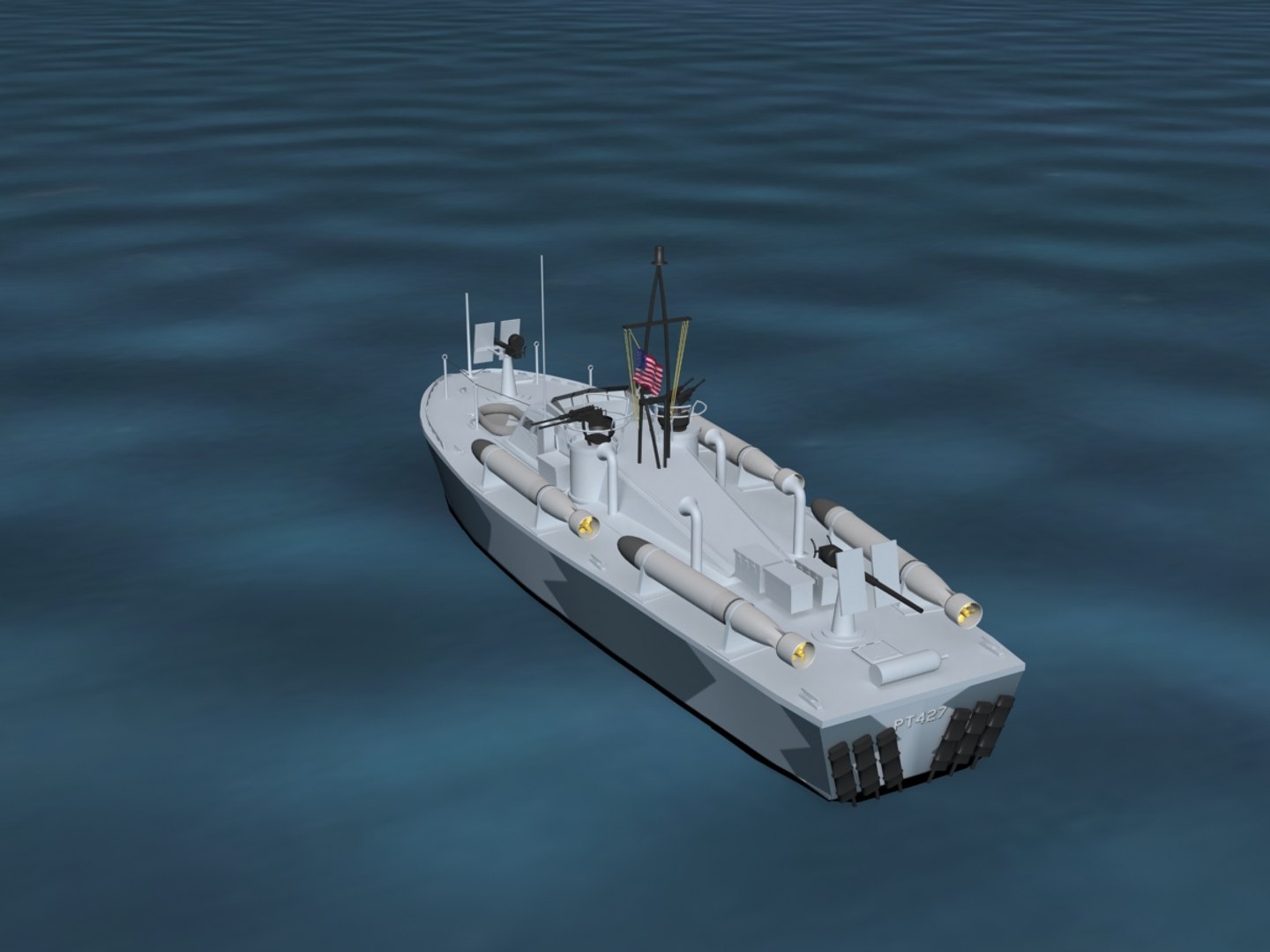 3d model boat pt higgins classes