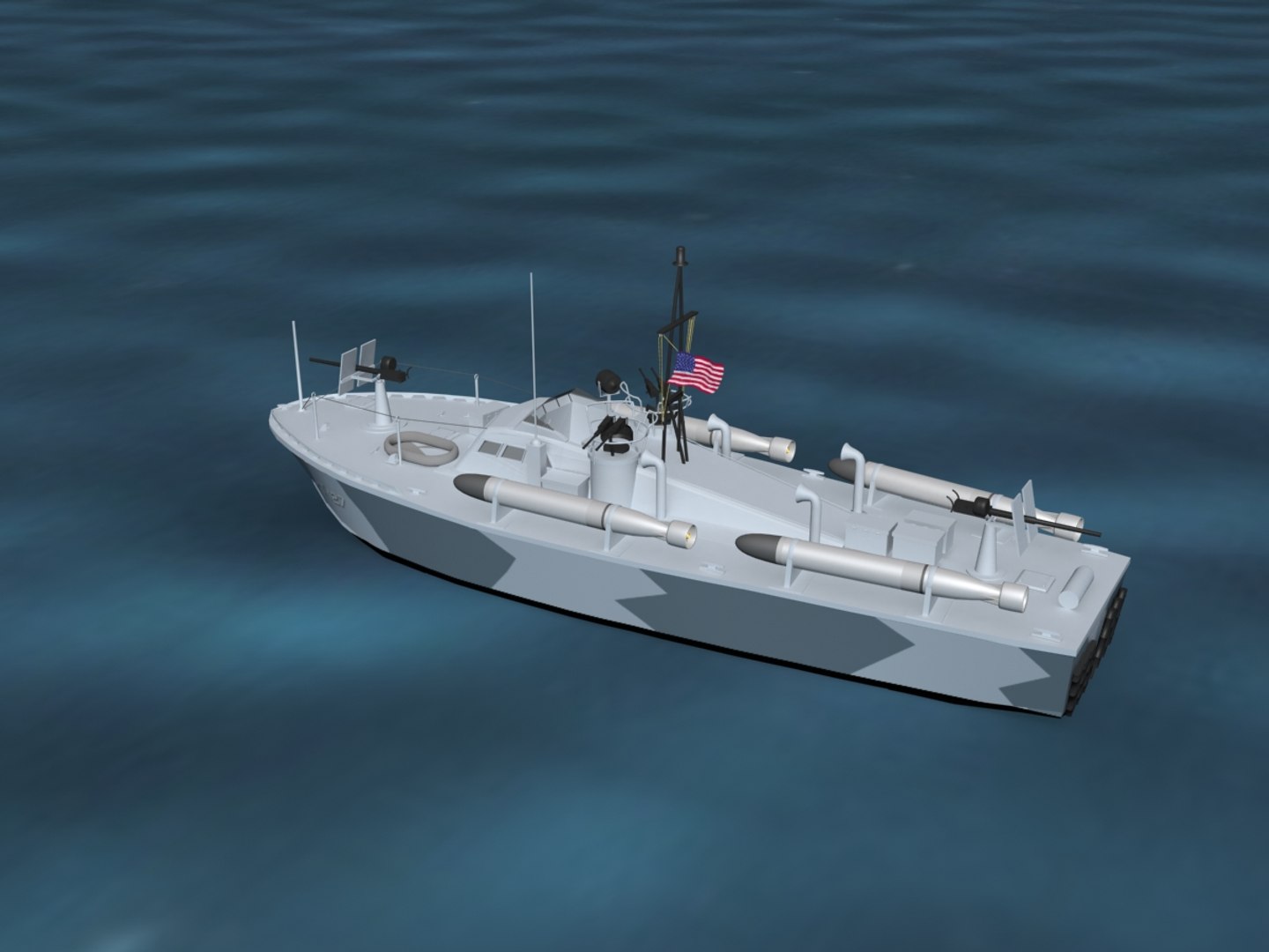 3d model boat pt higgins classes