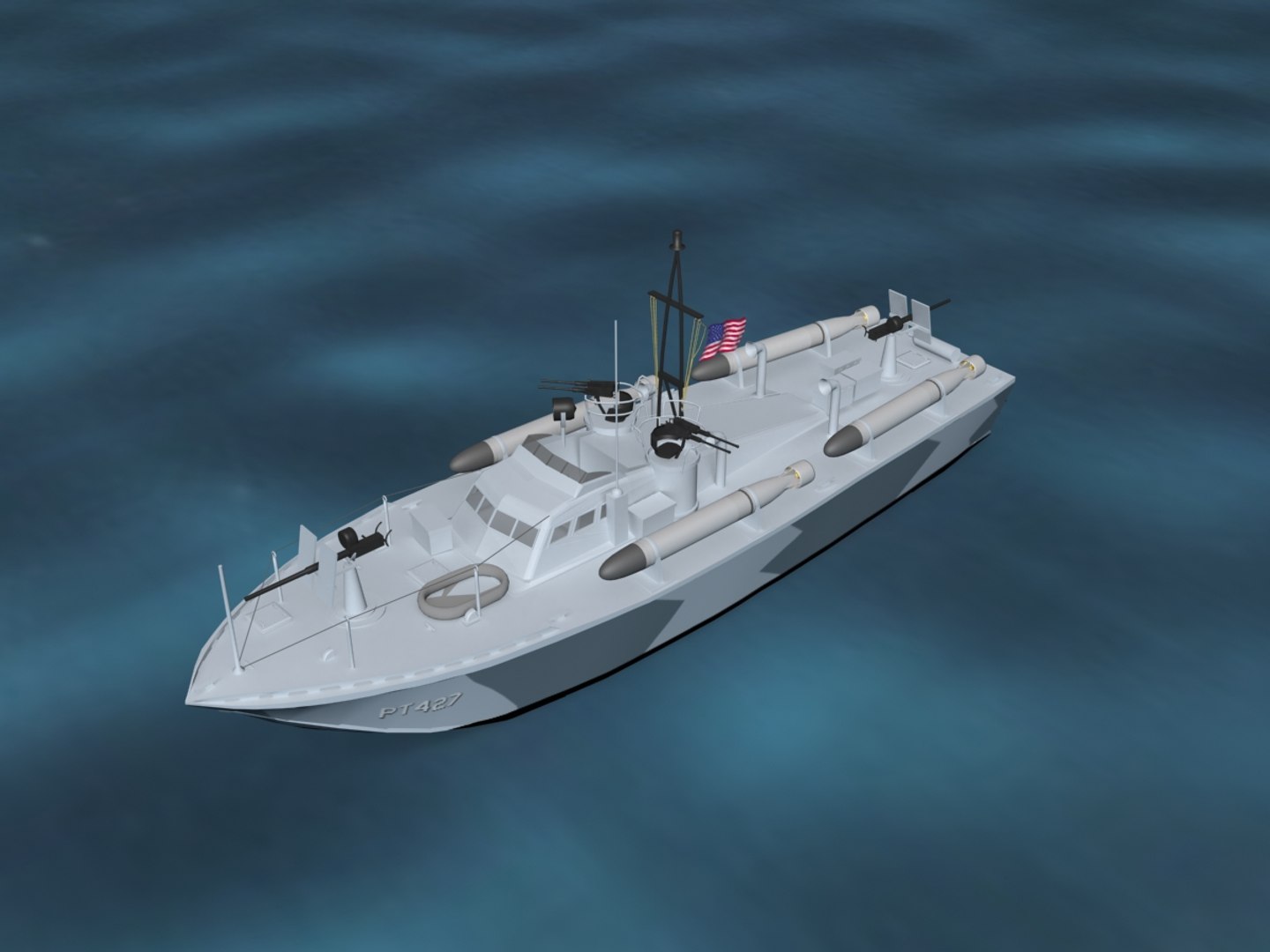 3d model boat pt higgins classes