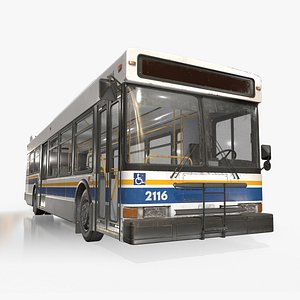 City Bus - Low Poly