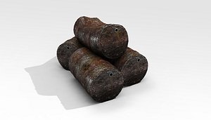 free barrels 3d model