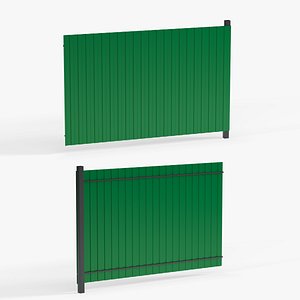 3D Fence fragment model