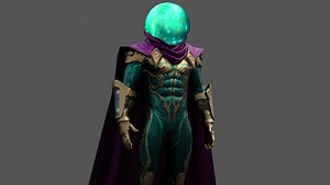 3D model Mysterio 3D Model Rigged Game Ready Character