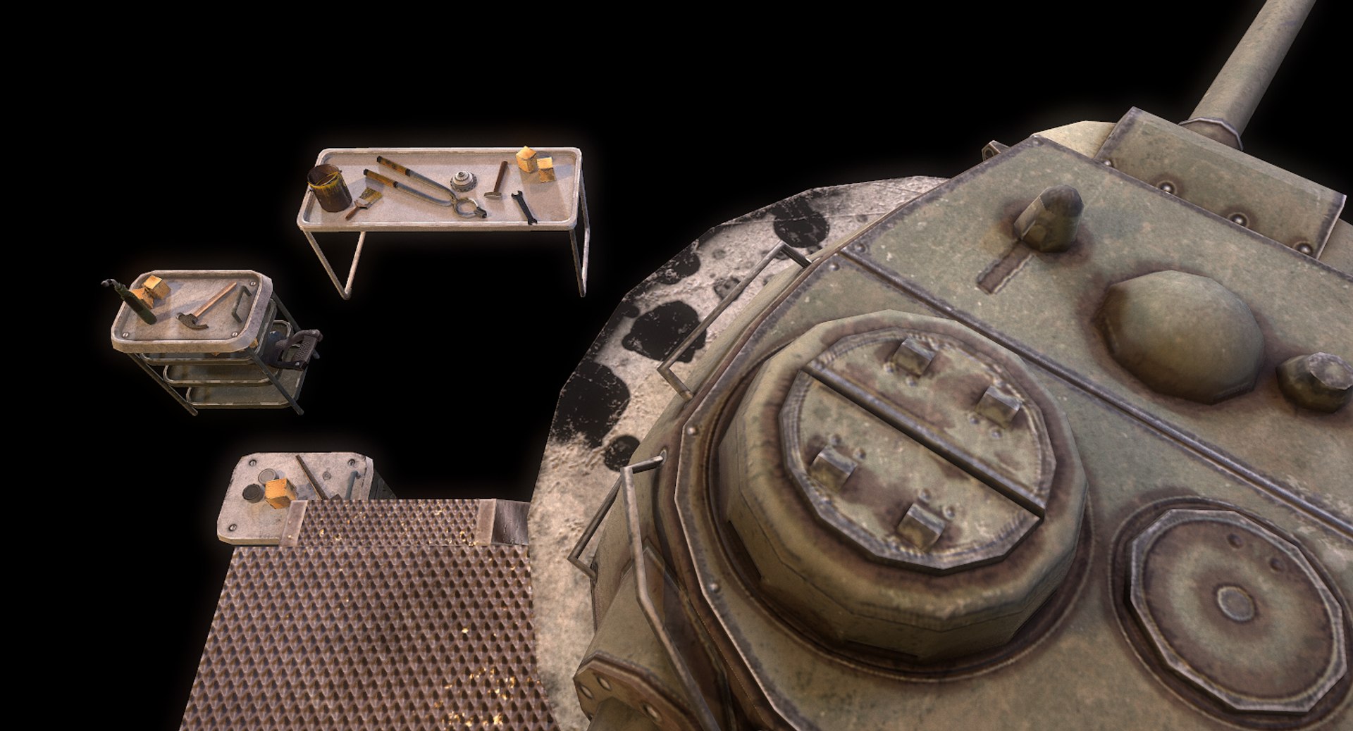 tank workbench wwii 3D model https://p.turbosquid.com/ts-thumb/cp/P1omWX/4ptraz01/screenshot308/png/1592840115/1920x1080/fit_q87/85aaa9a2509720fabecbe1cb4f92c14f42c607c2/screenshot308.jpg