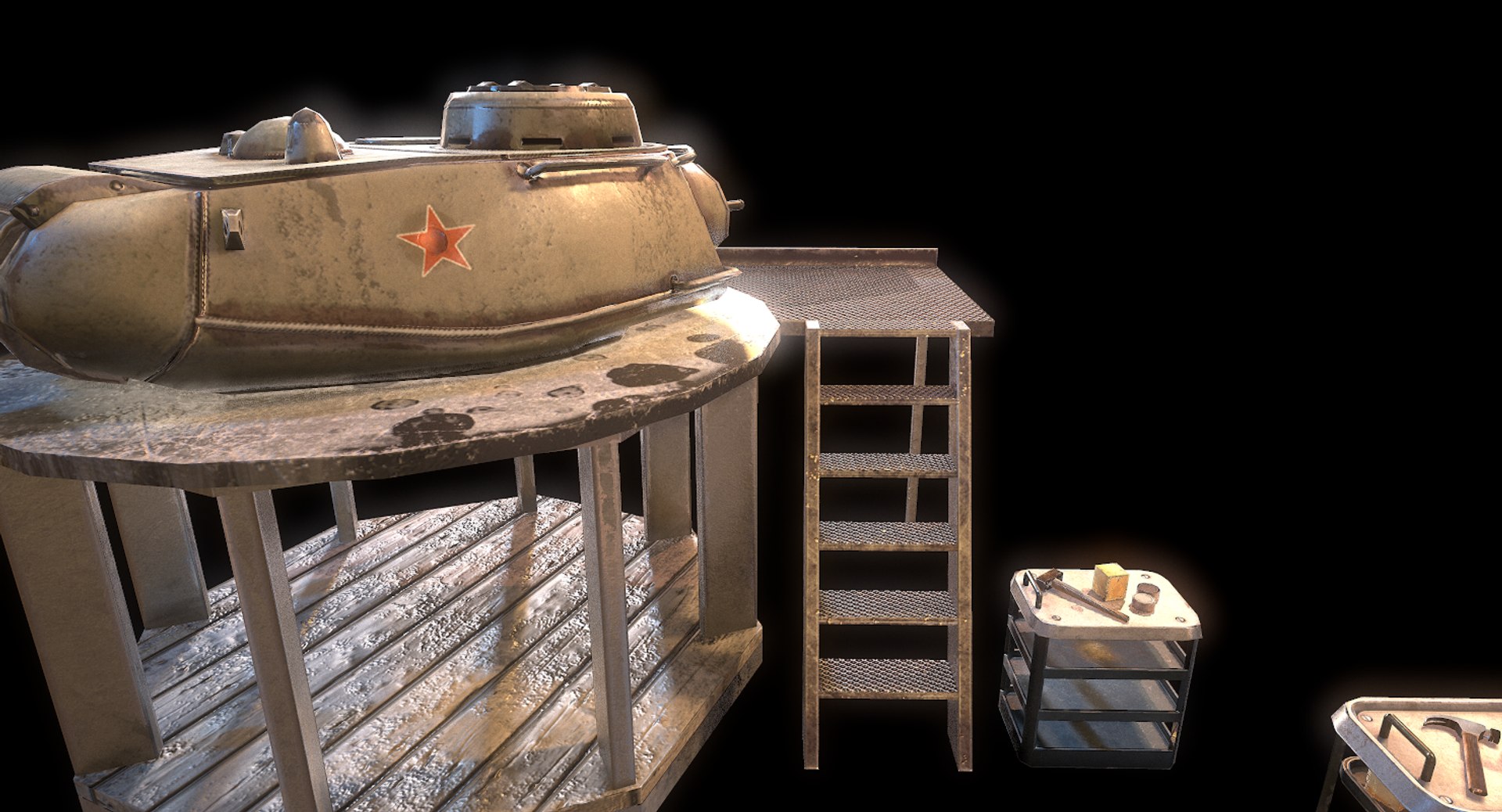 tank workbench wwii 3D model https://p.turbosquid.com/ts-thumb/cp/P1omWX/VFQReqnK/screenshot384/png/1592840115/1920x1080/fit_q87/8fe8b1cb7ec37c5a7afd7437a4bbdcbfd9805467/screenshot384.jpg