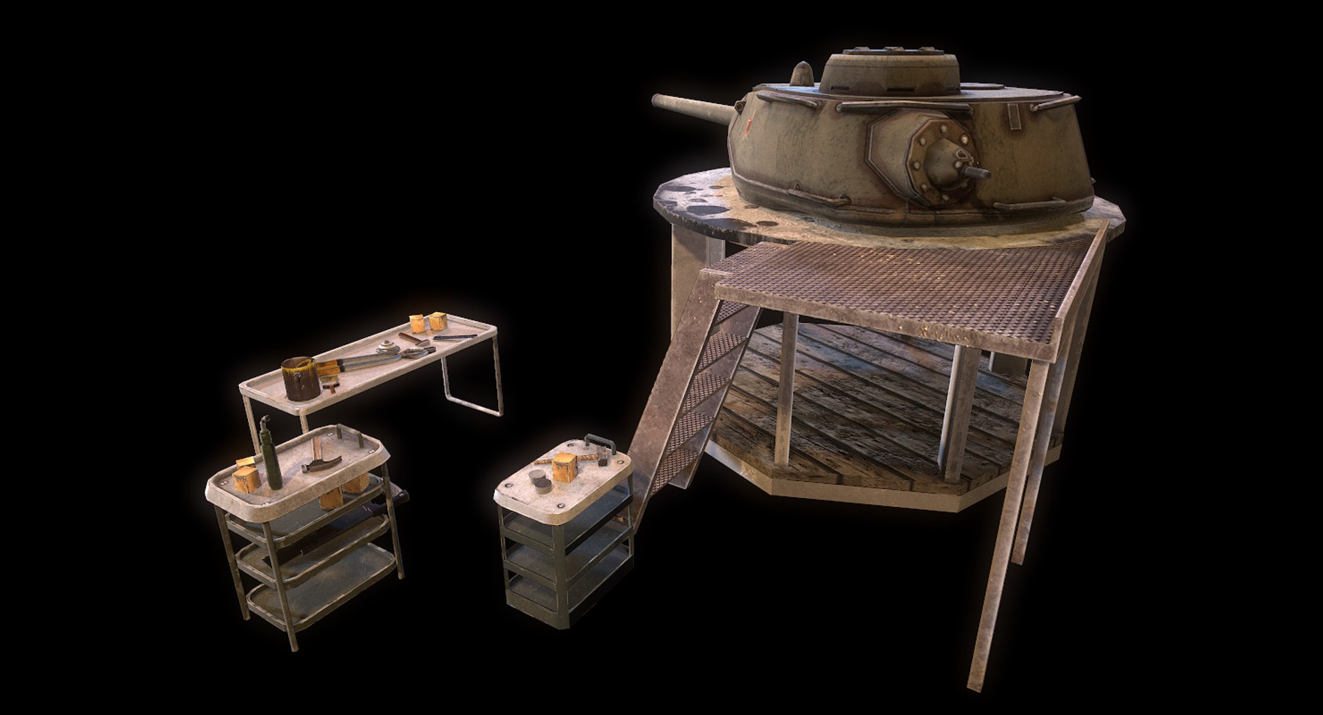 tank workbench wwii 3D model https://p.turbosquid.com/ts-thumb/cp/P1omWX/WzekOZOf/screenshot310/png/1592840115/1920x1080/fit_q87/86b0e8b353dd4e33b6b8b730364280190142d22f/screenshot310.jpg