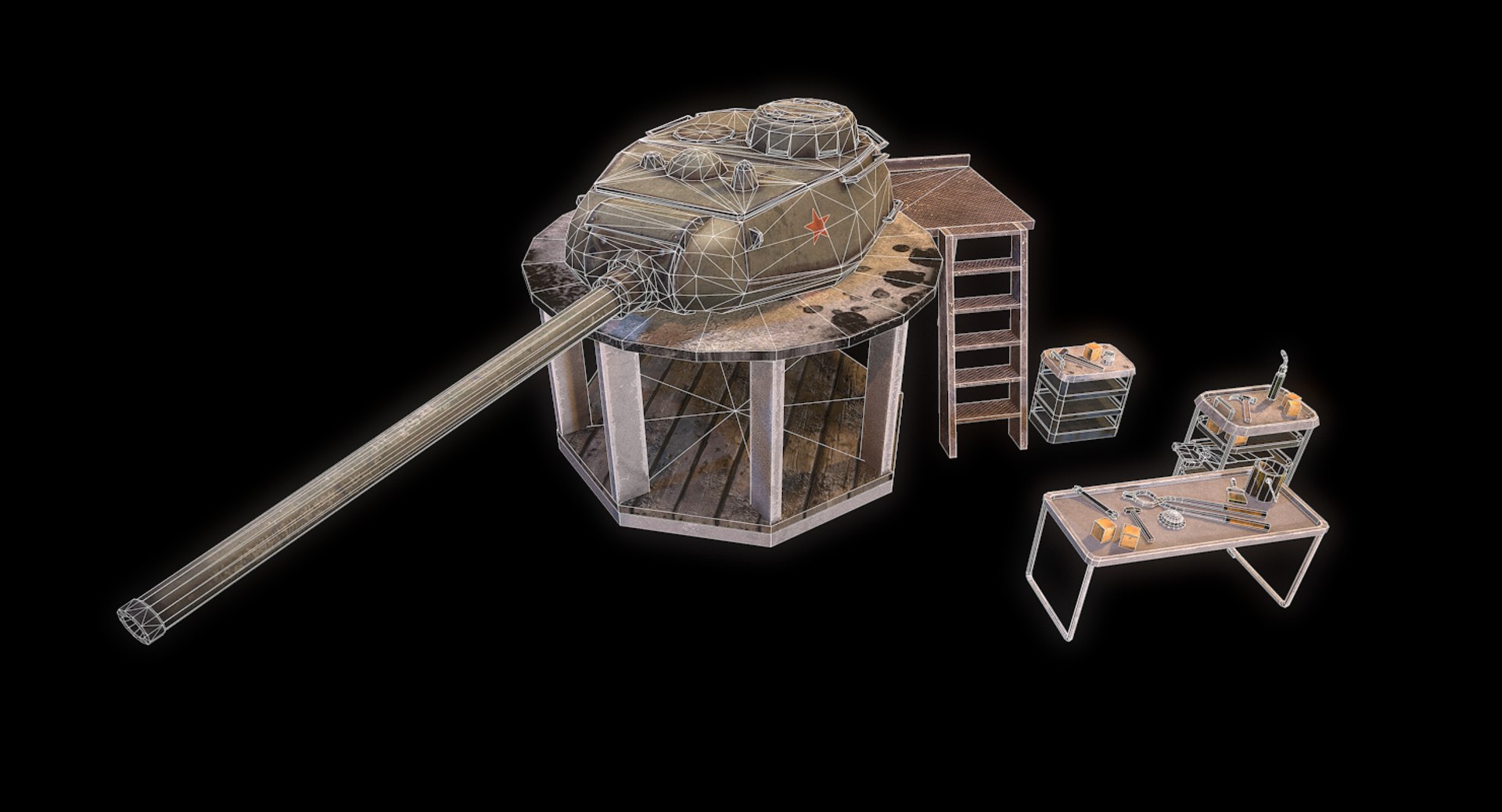 tank workbench wwii 3D model https://p.turbosquid.com/ts-thumb/cp/P1omWX/rof9bi3z/screenshot315/png/1592840115/1920x1080/fit_q87/9f80762bb4698fe7db8a9cd461c2390d585ec207/screenshot315.jpg