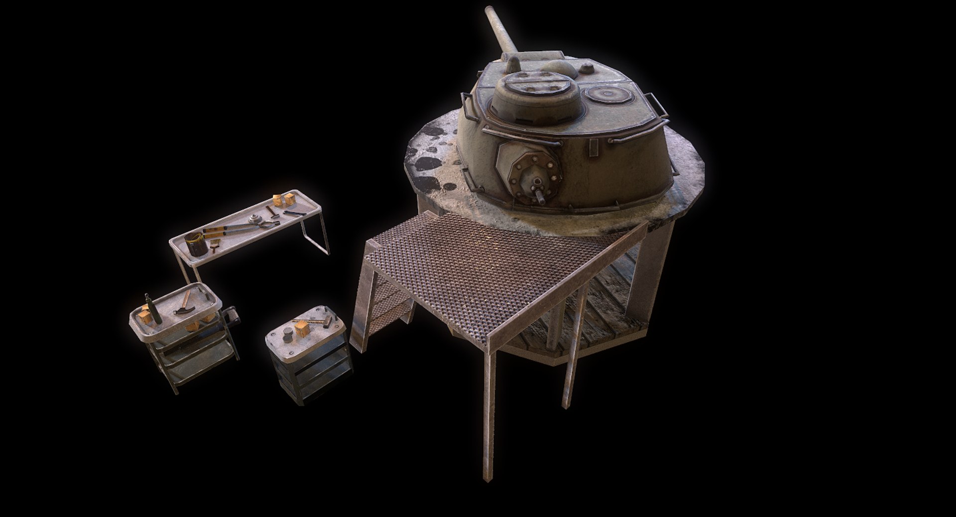 tank workbench wwii 3D model https://p.turbosquid.com/ts-thumb/cp/P1omWX/xGCT9JOf/screenshot301/png/1592840115/1920x1080/fit_q87/ad2ae734b0ecdddb5f66bc79a4034d2edea8cffc/screenshot301.jpg