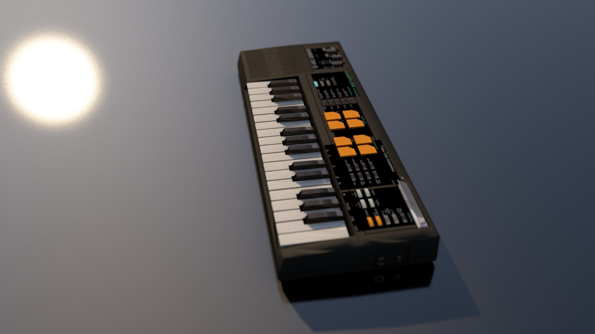 Casio Keyboard Musical Instrument 3D - TurboSquid 1463900