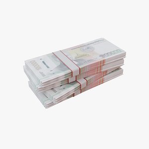 100000 Lao Kip LAK 3D