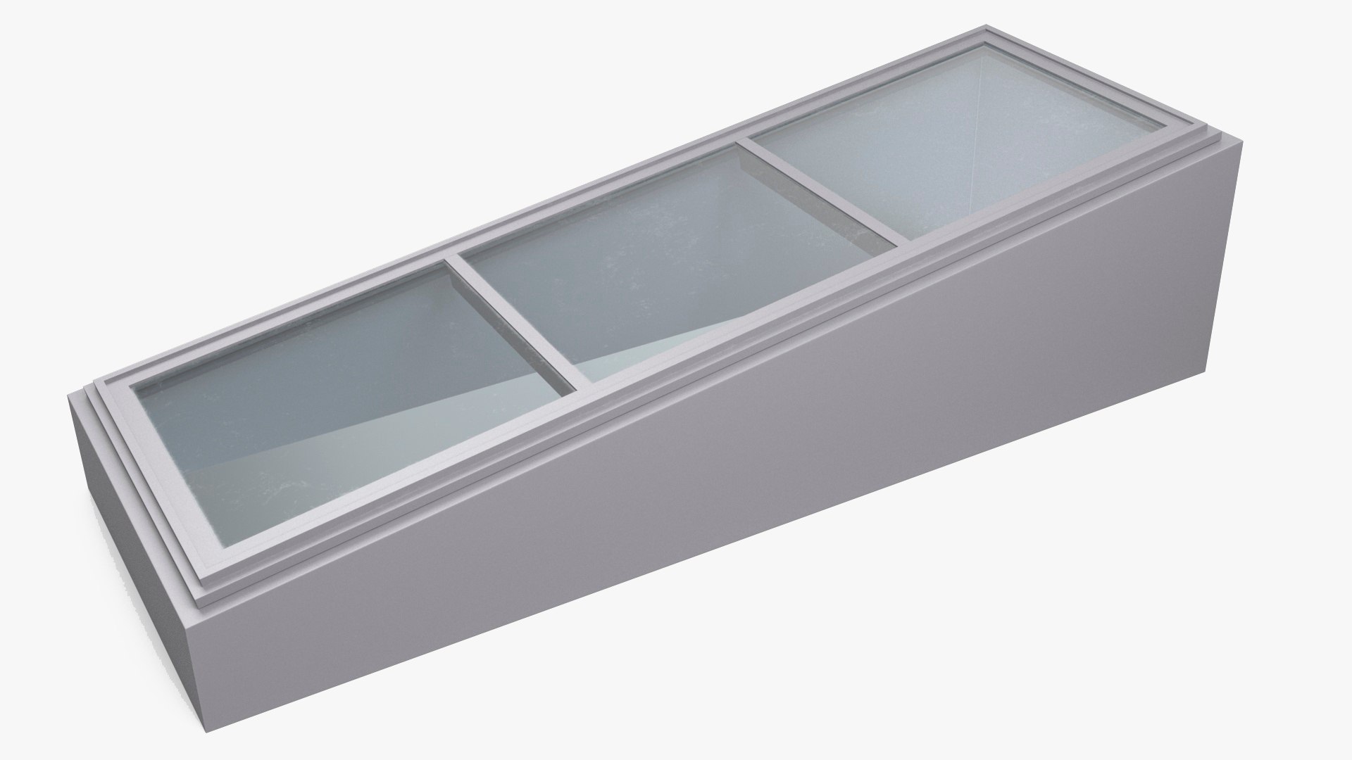 Rooftop Slope Skylight 3D model preview