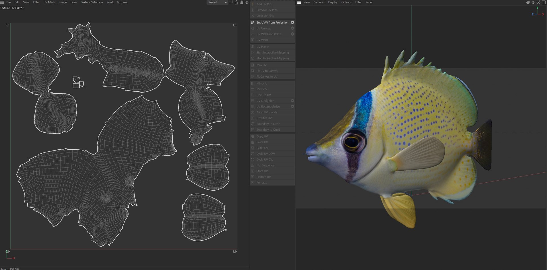 3D Speckled Butterflyfish https://p.turbosquid.com/ts-thumb/cp/SOqZ2i/JT/uv/jpg/1774432401/1920x1080/fit_q87/59712afffd8d2e0363985711dd26b229c97f798b/uv.jpg