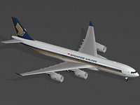 Airbus A340-500 Singapore