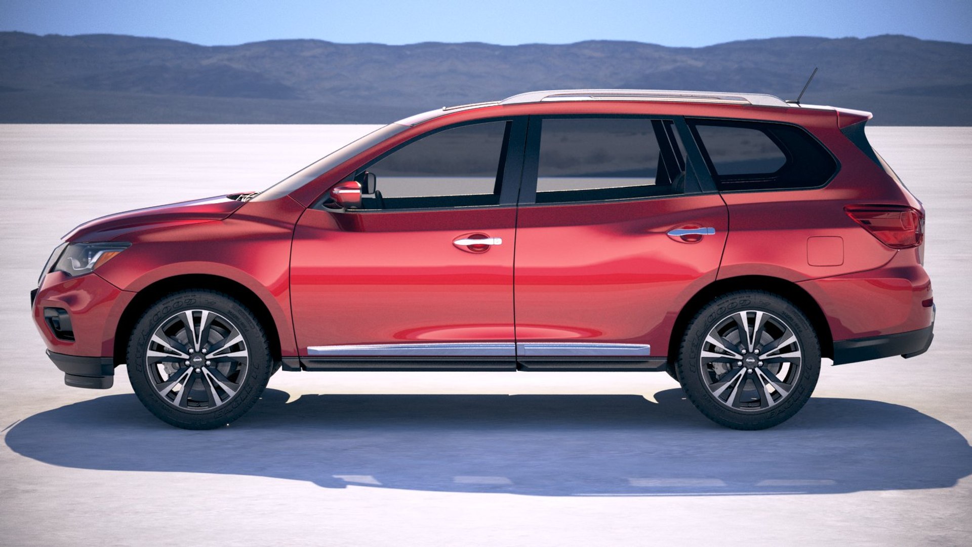 Nissan pathfinder 2019 3D model TurboSquid 1406319