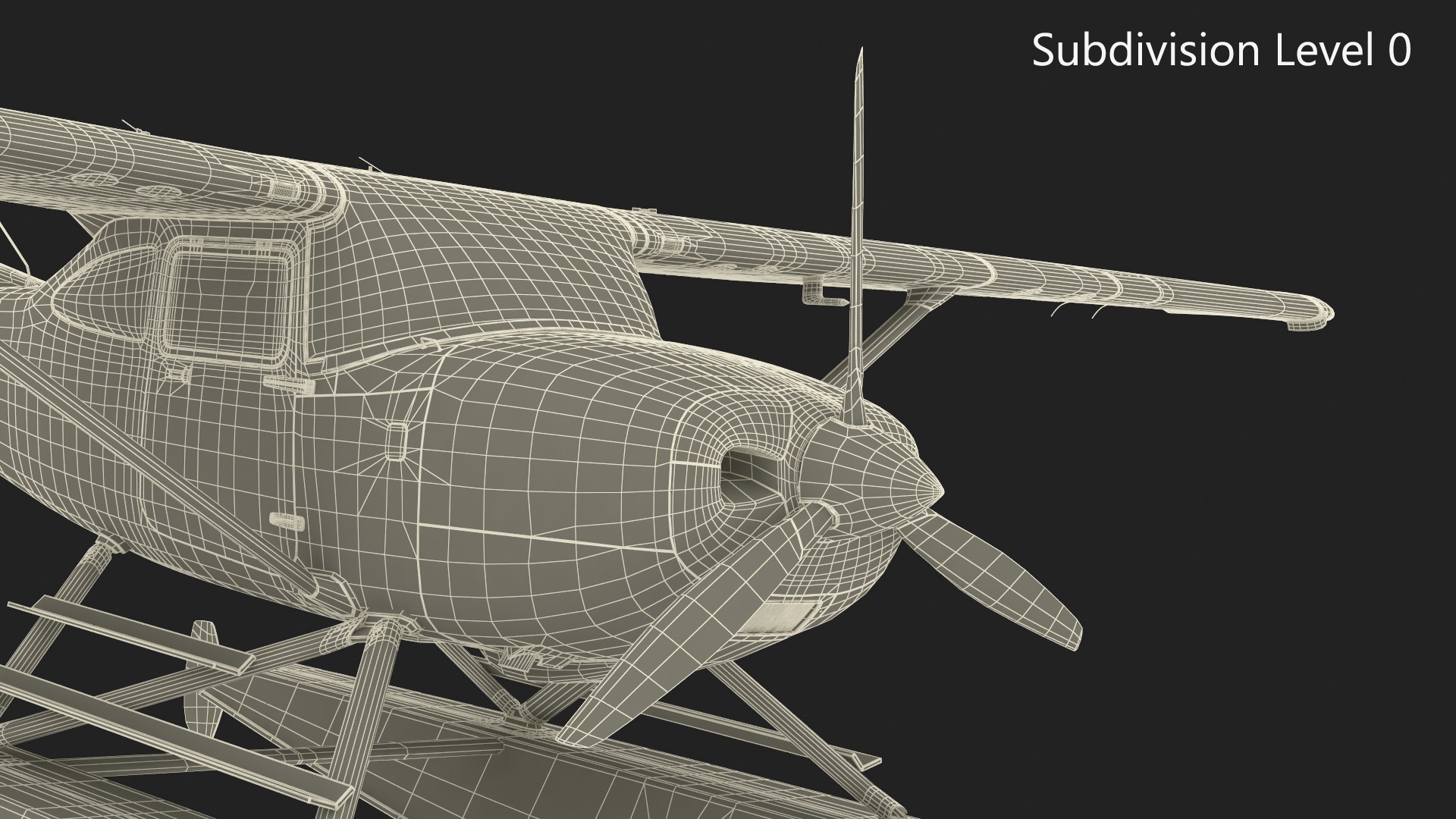 3D Floatplane Dream Gray - TurboSquid 2302554