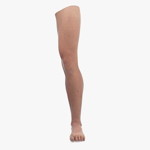 Male Athletic Leg 3D model