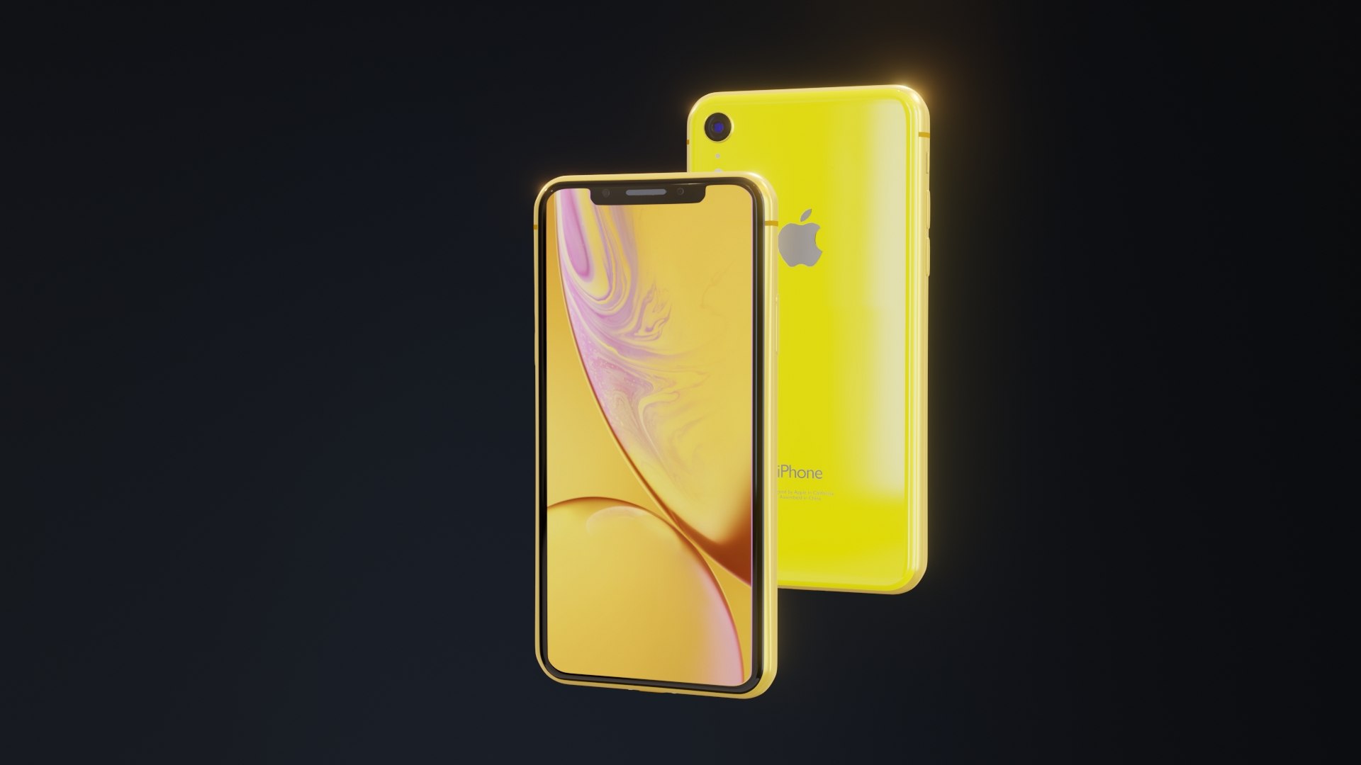 Iphone Xr Yellow 3D Model TurboSquid 1674334