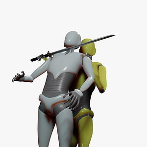 3D model Ninja Stylized Game 3D - TurboSquid 2124851