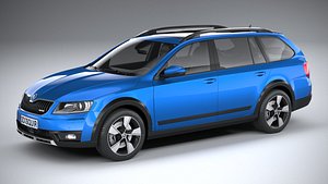 skoda octavia scout 3D model